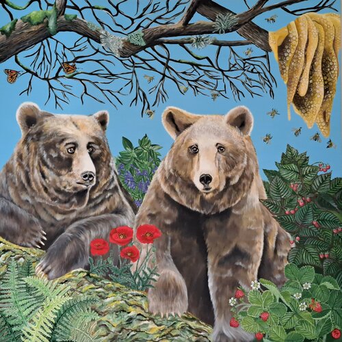 "Bears " van Tornado Twins, Schilderij te koop op Singulart