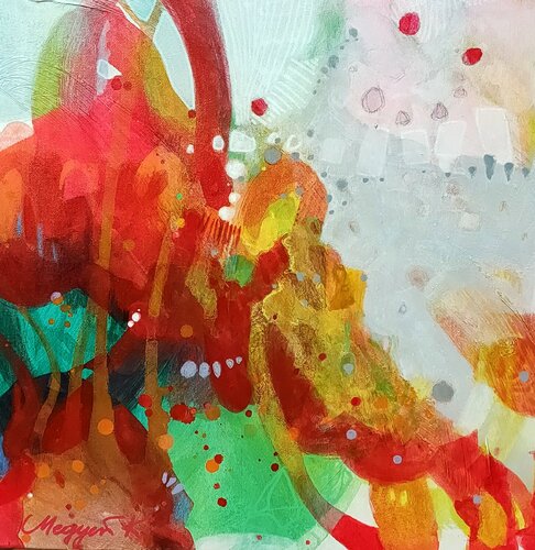 Quattro Stagioni - Four Seasons von Krisztina Megyeri, Malerei kaufen auf Singulart