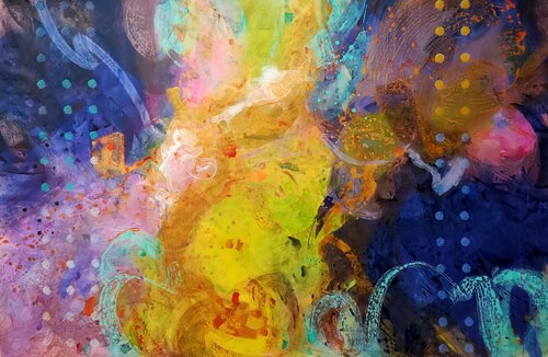 Wild Flower van Krisztina Megyeri, Schilderij te koop op Singulart