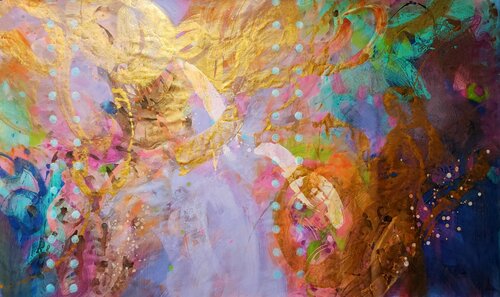 Mystery of Love par Krisztina Megyeri, Peinture en vente sur Singulart