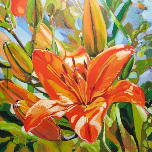 Can't Take My Eyes Off You van Krisztina Megyeri, Schilderij te koop op Singulart