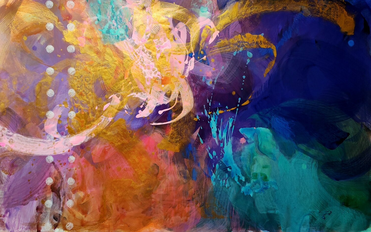Fragments of Light Krisztina Megyeri Originalgemälde zu verkaufen