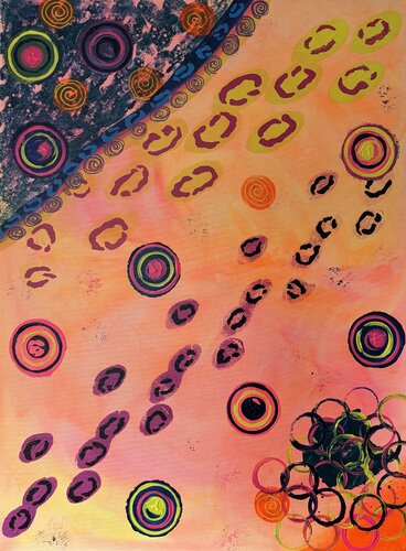 Leo-Mix van Katja Dammhorst, Schilderij te koop op Singulart