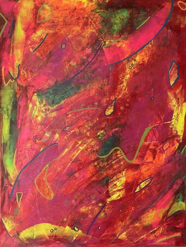 Dschungel van Katja Dammhorst, Schilderij te koop op Singulart