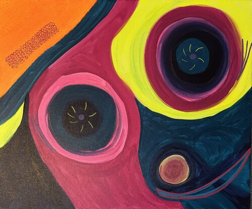 Happy de Katja Dammhorst, Pintura a la venta en Singulart