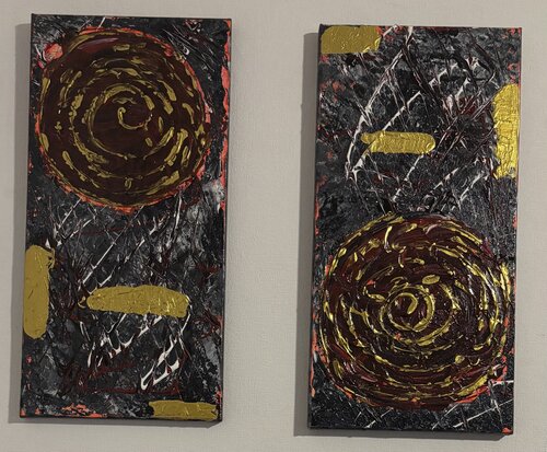 Twin harmony van Katja Dammhorst, Schilderij te koop op Singulart