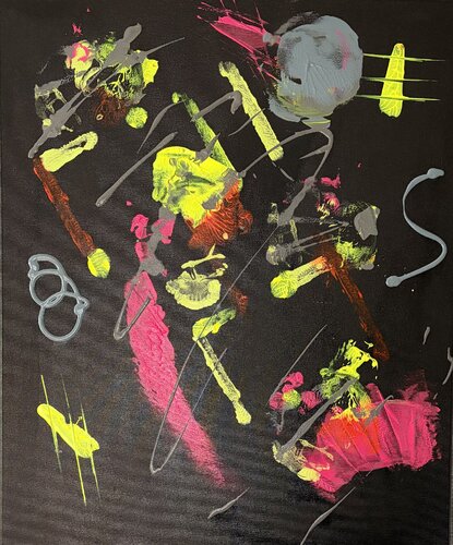 color mix van Katja Dammhorst, Schilderij te koop op Singulart