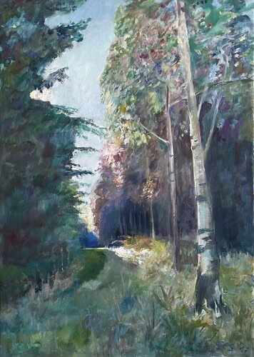 Abendstimmung van christine schwindling, Schilderij te koop op Singulart