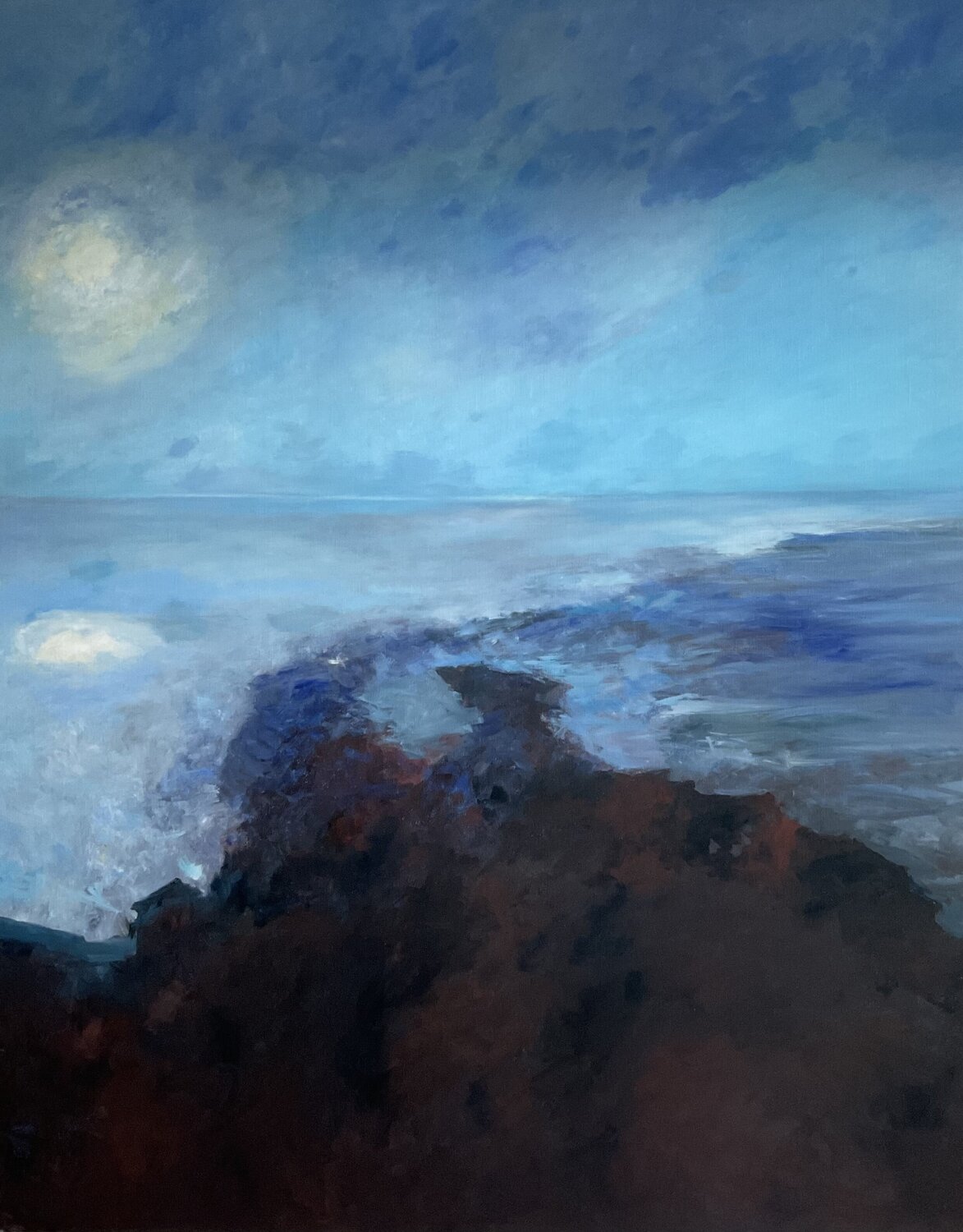 Innere Landschaft christine schwindling Peinture originale à vendre