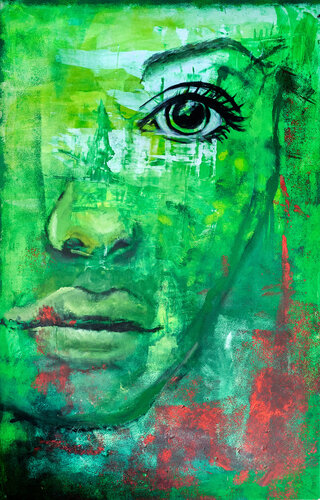 The Green Secret von Linda Mohwinkel, Malerei kaufen auf Singulart