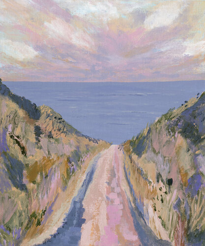 Coastal Path by Faith Hesselmann, Painting for Sale on Singulart