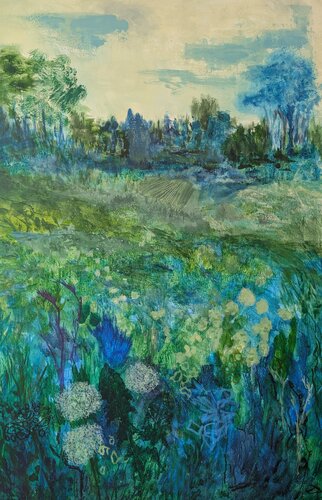 Dandelion Dreams von Faith Hesselmann, Malerei kaufen auf Singulart