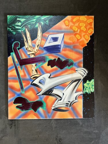 Abstract 1 van David Cockcroft, Schilderij te koop op Singulart