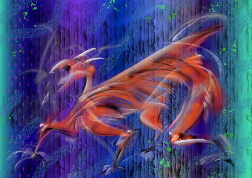 Imagined Beast by David Cockcroft, Digital for Sale on Singulart