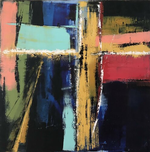 Color Blocks 106 van Lynn MacDonald, Schilderij te koop op Singulart