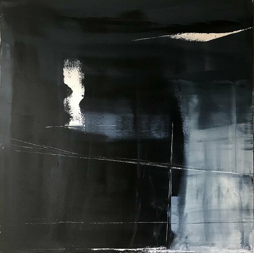 Blue on Blue di Lynn MacDonald, Pittura in vendita su Singulart