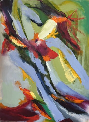 The Hummingbird van Lynn MacDonald, Schilderij te koop op Singulart
