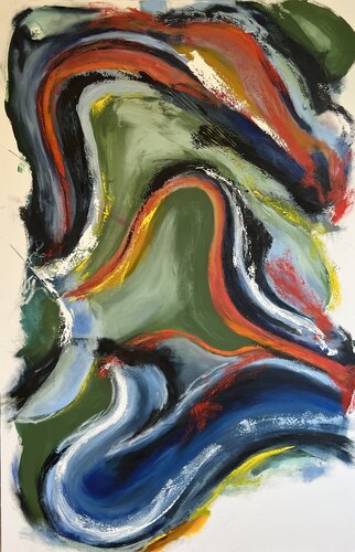 Topography by Lynn MacDonald, 油畫 for Sale on Singulart