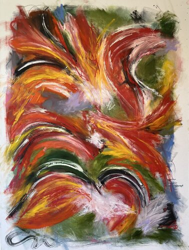 Birds of Paradise van Lynn MacDonald, Schilderij te koop op Singulart