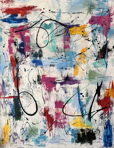 Grafitti 2 by Lynn MacDonald, Painting for Sale on Singulart