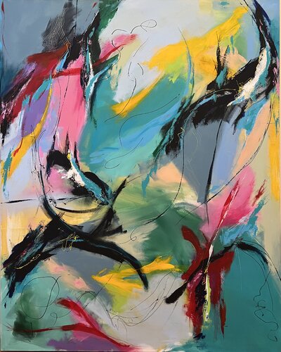 Dancing di Lynn MacDonald, Pittura in vendita su Singulart