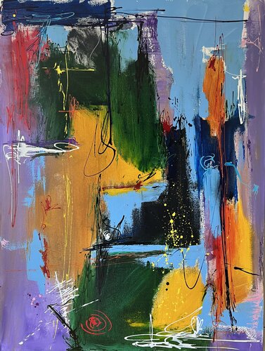 Having fun 1 di Lynn MacDonald, Pittura in vendita su Singulart