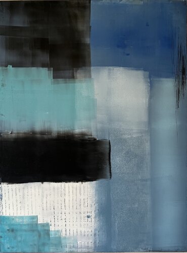 blue on blue von Lynn MacDonald, Malerei kaufen auf Singulart