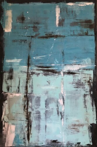 Azure Mountain Majesty van Lynn MacDonald, Schilderij te koop op Singulart