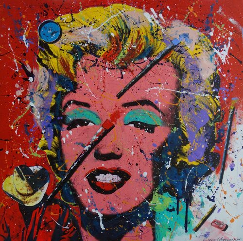 Cowboys Prefer Blondes van Chuck Middlekauff, Schilderij te koop op Singulart