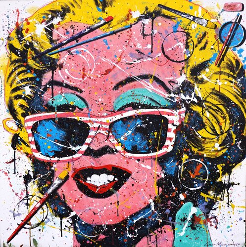 FLICK CHICK #1 van Chuck Middlekauff, Schilderij te koop op Singulart