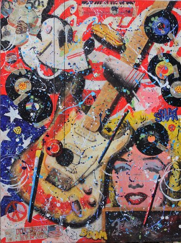 Shake, Rattle, and Roll van Chuck Middlekauff, Schilderij te koop op Singulart