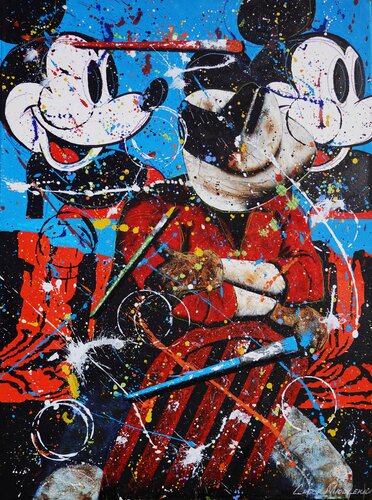 Warhol And The West #3 de Chuck Middlekauff, Pintura a la venta en Singulart