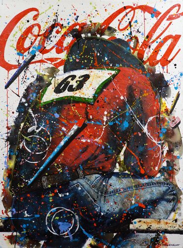 Just Another Coca-Cola Cowboy von Chuck Middlekauff, Malerei kaufen auf Singulart