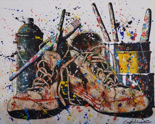 "Acrylics On Canvas" de Chuck Middlekauff, Pintura a la venta en Singulart