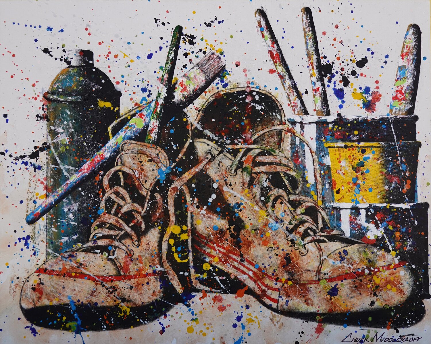"Acrylics On Canvas" Chuck Middlekauff