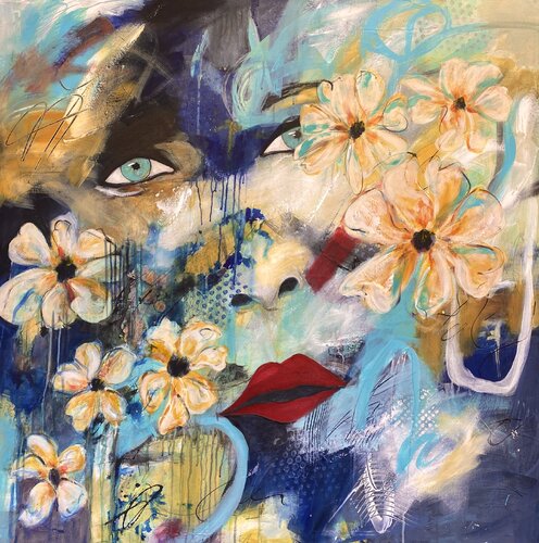 The Face van Joyce Stephen, Schilderij te koop op Singulart