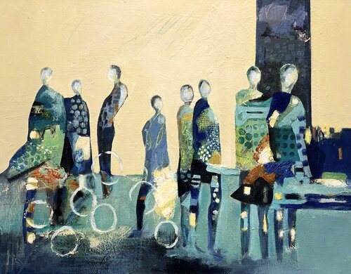 Intermission di Joyce Stephen, Pittura in vendita su Singulart