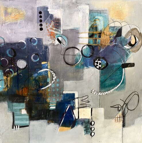 Conversations in the Dark di Joyce Stephen, Pittura in vendita su Singulart