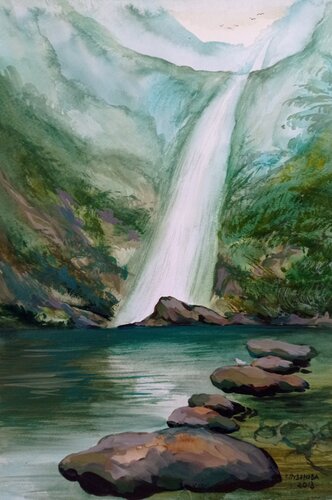 Place of power di Tatiana Pouzanova-Galatch, Pittura in vendita su Singulart