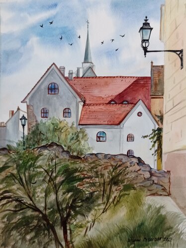 Sopron by Tatiana Pouzanova-Galatch, Painting for Sale on Singulart