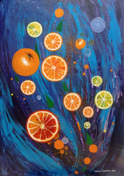 Oranges in space Tatiana Pouzanova-Galatch