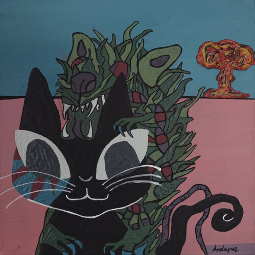 Die Ratte, die keine ist by Amaduyus, 油畫 for Sale on Singulart