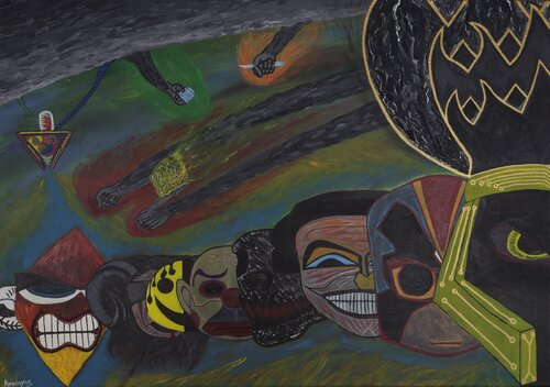 Persönlichkeiten by Amaduyus, 油畫 for Sale on Singulart