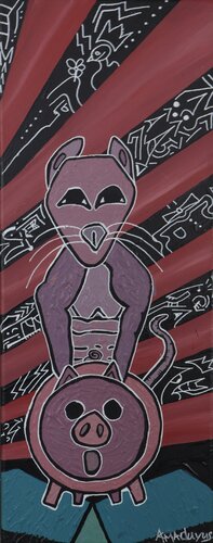 Die Ratte fickt sich selber de Amaduyus, Pintura a la venta en Singulart