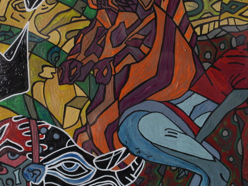 Die List ist gar nicht echt by Amaduyus, 油畫 for Sale on Singulart