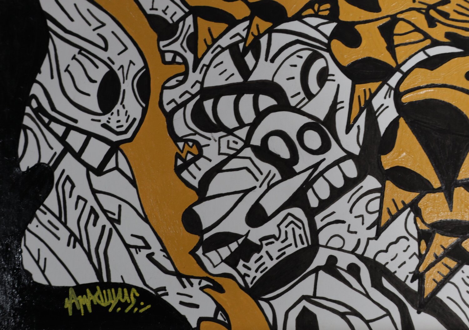 Nr 10 Bird Attack Amaduyus Work on Paper for sale