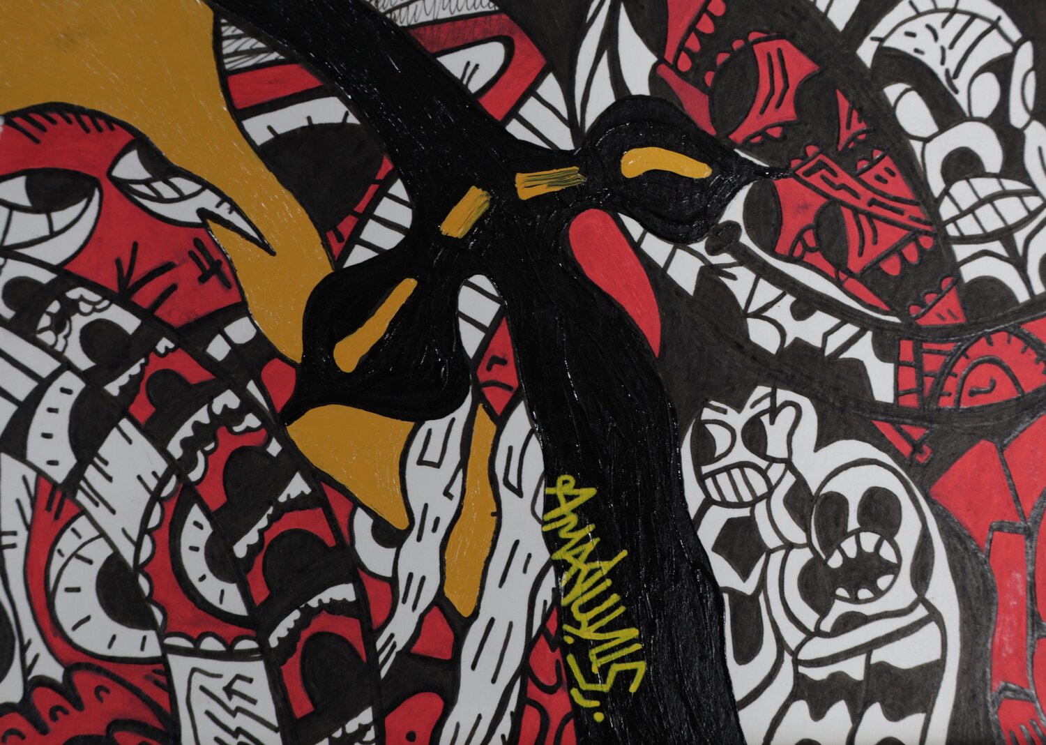 Nr 12  System Collapse Amaduyus Obra en papel en venta
