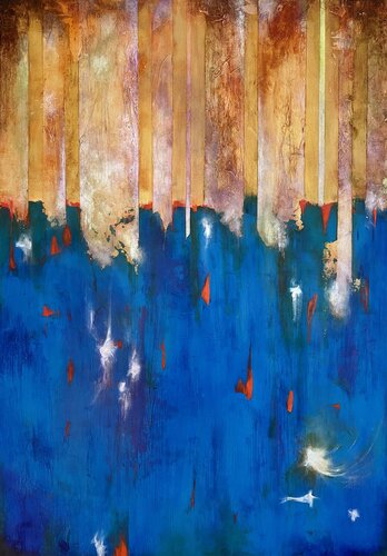 Falling Stars di Viktoria Koestler, Pittura in vendita su Singulart