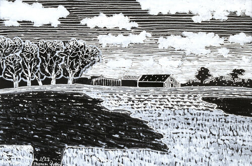 Schattenbaum I de Thomas Anton Stribick, Dibujo a la venta en Singulart