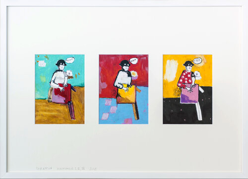 Hirnpause I-III de Thomas Anton Stribick, Pintura a la venta en Singulart